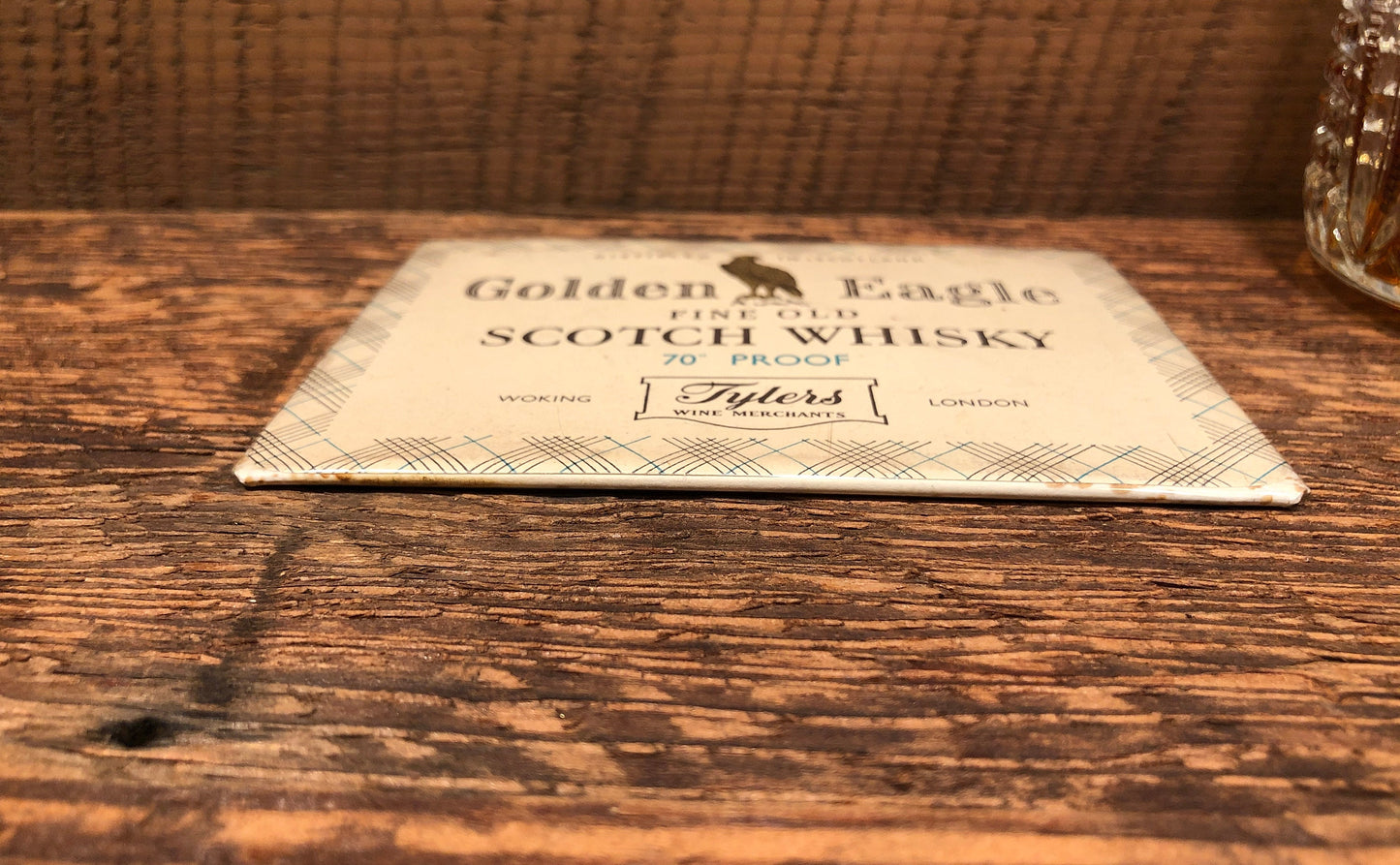 Vintage Golden Eagle Scotch Whisky Label