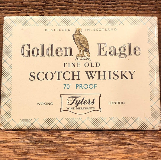 Vintage Golden Eagle Scotch Whisky Label