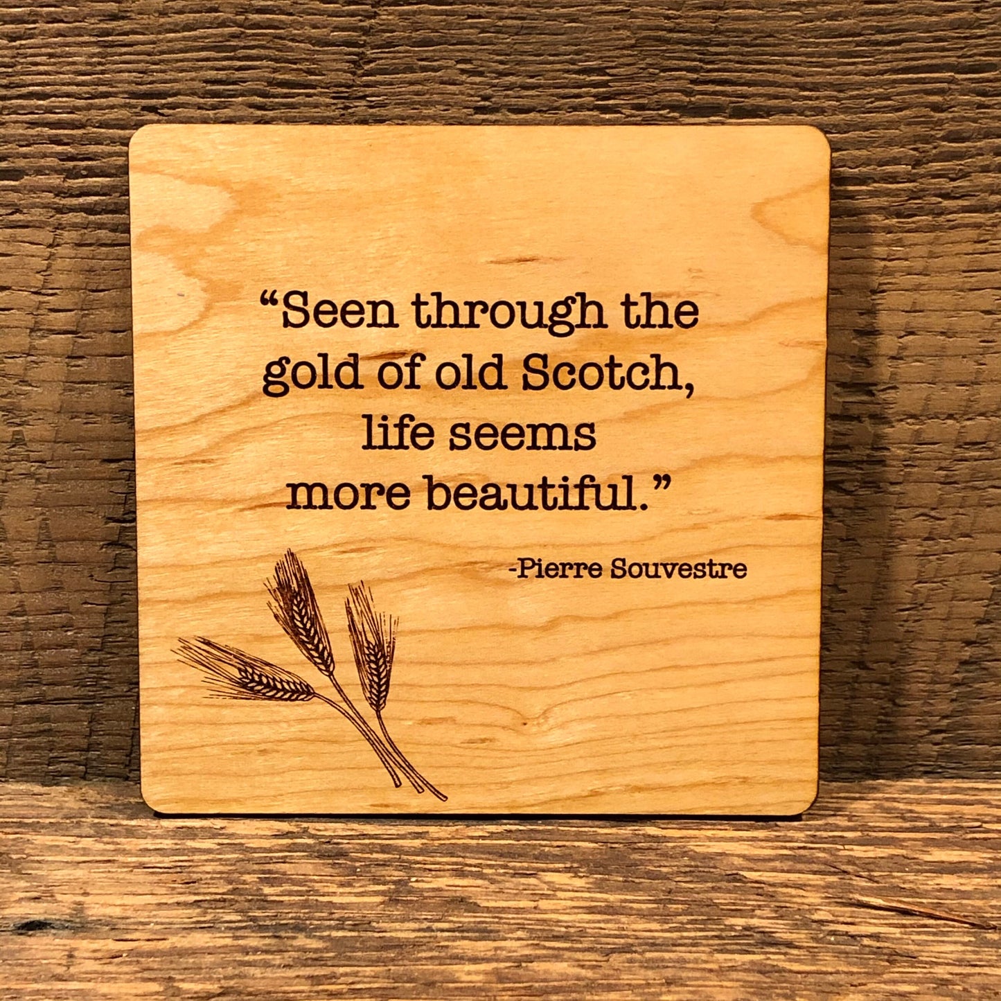 Whiskey Quote Coasters