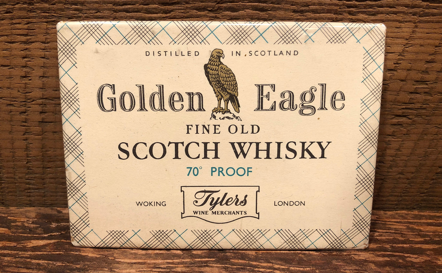 Vintage Golden Eagle Scotch Whisky Label