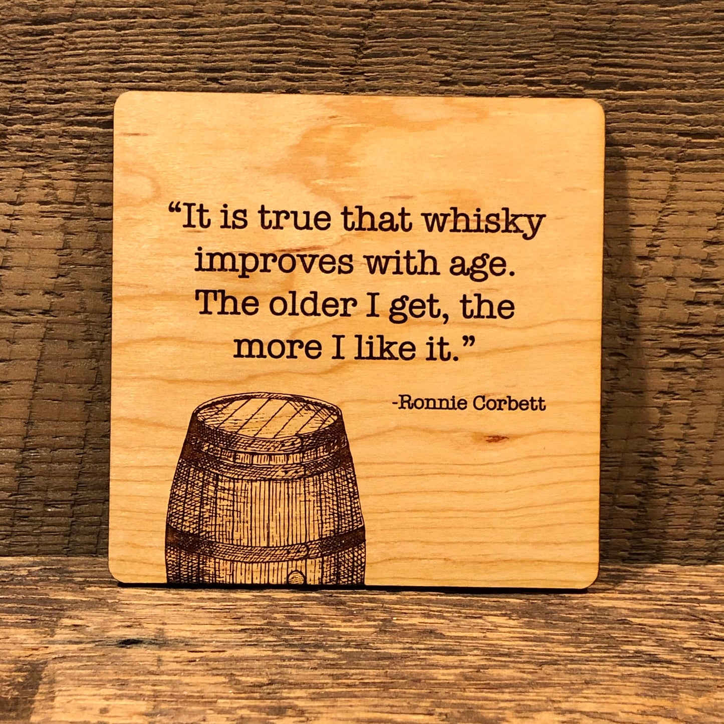 Whiskey Quote Coasters